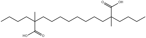 Dodecanedioic acid, 2,11-dibutyl-2,11-dimethyl- 结构式