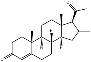 16-Methylprogesterone 结构式