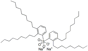 sodium bis(dinonylphenyl) sulphate Struktur