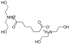 ヘプタン二酸・2(2,2′-イミノビス[エタノール]) 化学構造式
