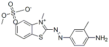 2-[(4-amino-m-tolyl)azo]-3-methylbenzothiazolium methyl sulphate,85030-22-4,结构式