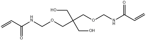 N,N'-[[2,2-bis(hydroxymethyl)-1,3-propanediyl]bis(oxymethylene)]bis(acrylamide) 结构式