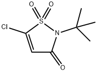 2-TERT-BUTYL-5-CHLORO-ISOTHIAZOL-3-ONE Structure