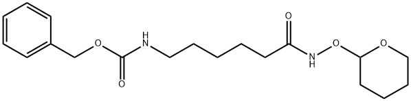 N-(2H-3,4,5,6-TETRAHYDROPYRAN-2-YLOXY)-6-[(PHENYLMETHOXY)CARBONYLAMINO]HEXANAMIDE Structure