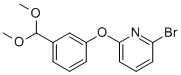 2-BROMO-6-(3-(DIMETHOXYMETHYL)-PHENOXY)PYRIDINE Structure