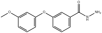 1-(3-METHOXYPHENOXY)BENZENE-3-CARBOHYDRAZIDE Structure