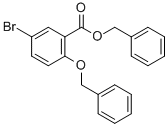 2-BENZYLOXY-5-BROMO-BENZOIC ACID BENZYL ESTER Struktur