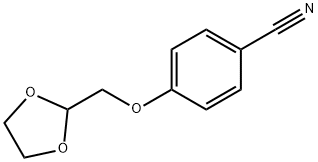 2-(4-CYANO-PHENOXYMETHYL)-[1,3]DIOXOLANE Structure
