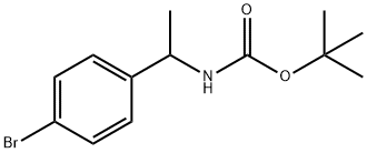 [1-(4-BROMO-PHENYL)-ETHYL]-CARBAMIC ACID TERT-BUTYL ESTER Structure