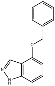4-(BENZYLOXY)-1H-INDAZOLE 化学構造式