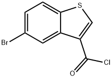 5-BROMOBENZO[B]THIOPHENE-3-CARBONYL CHLORIDE Struktur