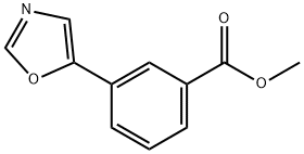 3-(5-噁唑基)苯甲酸甲酯 结构式