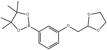 2-[3-([1,3]DIOXOLAN-2-YLMETHOXY)-PHENYL]-4,4,5,5-TETRAMETHYL-[1,3,2]DIOXABOROLANE