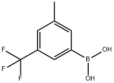 3-(TRIFLUOROMETHYL)-5-METHYL-PHENYLBORONIC ACID Struktur