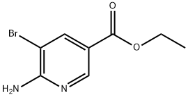 ETHYL 2-AMINO-3-BROMO-5-PYRIDINECARBOXYLATE Struktur