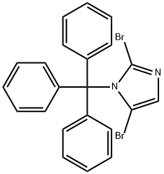 2,5-DIBROMO-1-TRITYLIMIDAZOLE Struktur