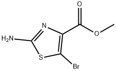 2-アミノ-5-ブロモチアゾール-4-カルボン酸メチル 臭化物 化学構造式