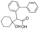 alpha-(1-Hydroxycyclohexyl)-biphenylacetic acid, (+)-,85045-68-7,结构式