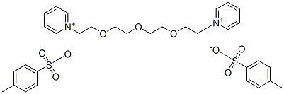 1,1'-[oxybis(ethyleneoxyethylene)]dipyridinium bis(toluene-p-sulphonate) 结构式