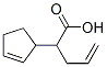 alpha-allylcyclopent-2-ene-1-acetic acid 结构式