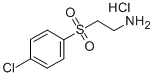 2-[(4-氯苯甲砜基)-乙胺盐酸盐 结构式