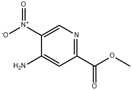 Methyl 4-amino-5-nitro-2-pyridinecarboxylate Structure