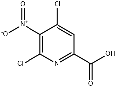 4,6-二氯-5-硝基甲酸 结构式