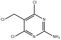 4,6-二氯-5-(氯甲基)嘧啶-2-胺 结构式