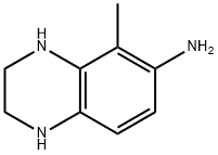 6-Quinoxalinamine,  1,2,3,4-tetrahydro-5-methyl- Structure