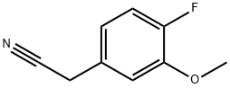 3-Methoxy-4-fluorobenzyl cyanide Struktur