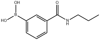 3-(N-PROPYLAMINOCARBONYL)PHENYLBORONIC ACID Struktur