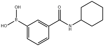 3-(CYCLOHEXYLAMINOCARBONYL)PHENYLBORONIC ACID 化学構造式