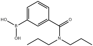 3-(二丙基氨甲酰基)苯基硼酸, 850567-39-4, 结构式
