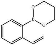 (2-乙烯基苯基硼酸, 丙二醇环酯 结构式