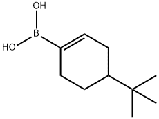 4-叔丁基环己烯-1-基硼酸,850567-91-8,结构式