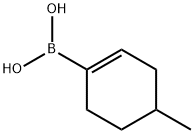 4-メチルシクロヘキセン-1-イルボロン酸 化学構造式