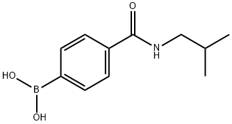 4-(异丁基甲酰氨)苯基硼酸,850568-13-7,结构式