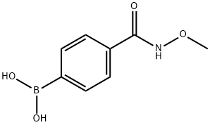 4-(O-METHYLHYDROXYLAMINOCARBONYL)PHENYLBORONIC ACID Struktur