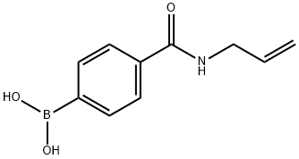 (4-ALLYLAMINOCARBONYL)BENZENEBORONIC ACID 化学構造式