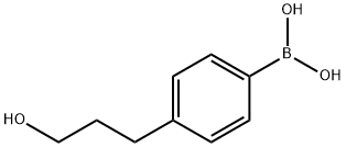 4-(3-羟基丙基)苯基硼酸, 850568-48-8, 结构式