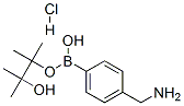 4-AMINOMETHYLPHENYLBORONIC ACID, PINACOL ESTER, HCL 化学構造式