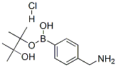 4-AMINOMETHYLPHENYLBORONIC ACID, PINACOL ESTER, HCL Structure