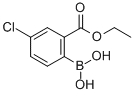 (4-CHLORO-2-ETHOXYCARBONYL)BENZENEBORONIC ACID Struktur