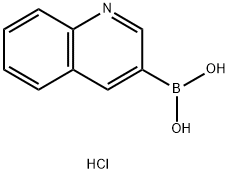 3-QUINOLINEBORONIC ACID HYDROCHLORIDE 化学構造式