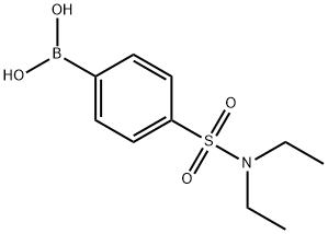 4-(N,N-DIETHYLSULPHONAMIDO)BENZENEBORONIC ACID Structure