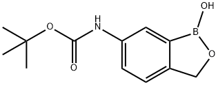 5-BOC-氨基-2-羟甲基苯基硼酸, 850568-79-5, 结构式