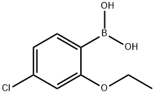 4-氯-2-乙氧基苯硼酸 结构式