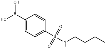 4-(N-BUTYLSULPHONAMIDO)BENZENEBORONIC ACID 化学構造式