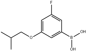 3-氟-5-异丁氧基苯硼酸,850589-57-0,结构式