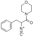 2-ISOCYANO-3-PHENYL-PROPIONIC ACID MORPHOLINAMIDE Struktur